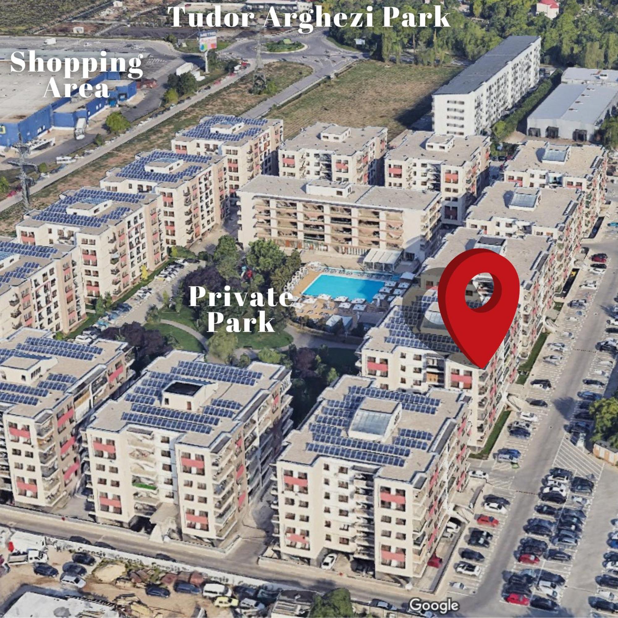 Apartment "Solar 48", Private Parking, One Bedroom Bucharest Exterior photo